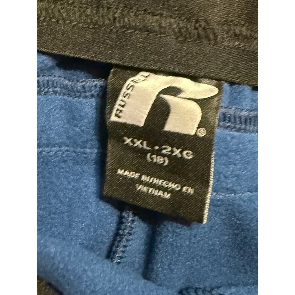 Russell Athletic Pants Boys Size XXL 18 Blue Jogger Sweatpants Activewear